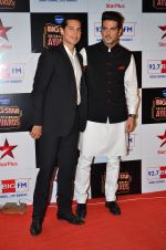 Dino Morea, Zayed Khan at Big Star Entertainment Awards Red Carpet in Mumbai on 18th Dec 2014